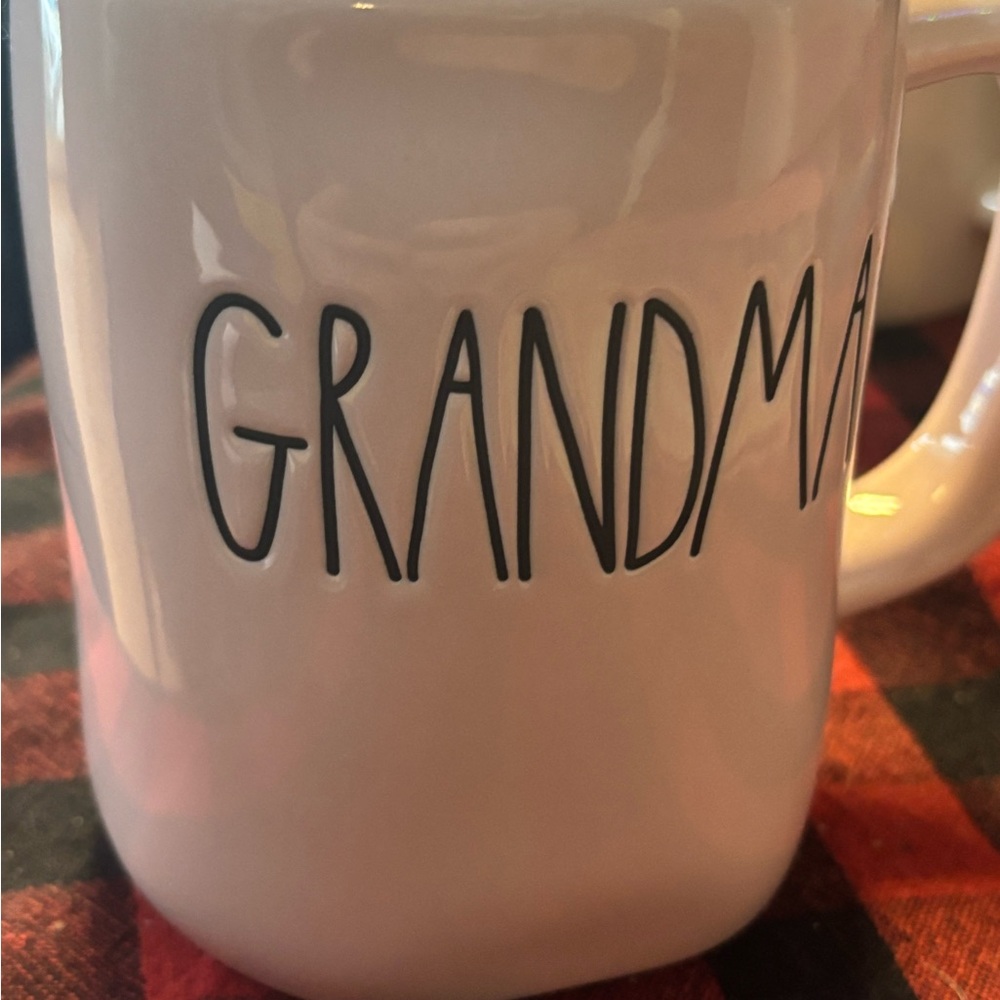 Pink Ceramic Grandma Mug